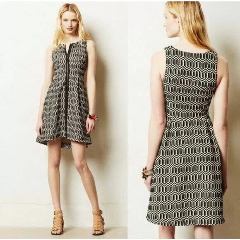 MSRP $168 NWOT Anthropologie Leifsdottir Tonnelle Dress Size 4 | SAME DAY SHIP